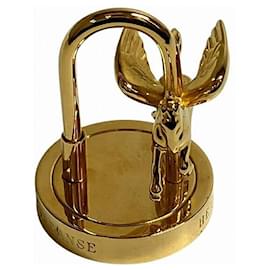 Hermès-Hermes Arnedan Pegasus Accessory-Golden