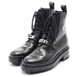 Kelly Lederstiefel von Hermès Schwarz