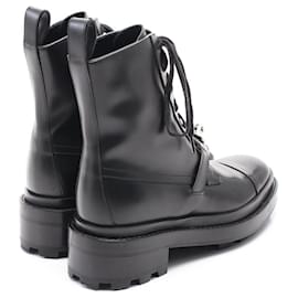 Hermès-Hermes Kelly Leather Boots-Black