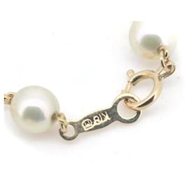 Mikimoto-Mikimoto Pearl Au750 Bracelet-Golden