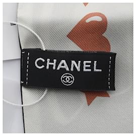 Chanel-Chanel Silk 31 RUE CAMBON Icon Scarf-Black,Other