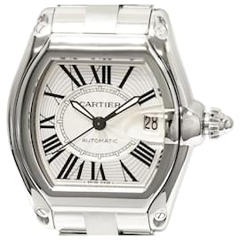 Cartier-Cartier Silver Dial Roadster Watch W62025V3-Silvery