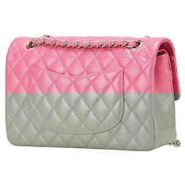 Chanel-Chanel Matelasse 25 Caviar Skin Shoulder Bag-Pink