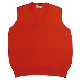 Ballantyne Kaschmir Strickweste Rot