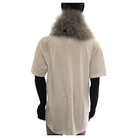 Louis Vuitton-Louis Vuitton Fur/Silk Paisley Scarf MP1258-Green,Grey