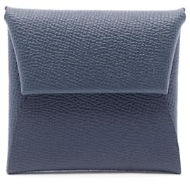Hermès-Hermes Bastia Vau Epsom Coin Case-Blue