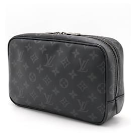 Louis Vuitton-Louis Vuitton Monogram Eclipse Toiletry GM 2way bag M43383-Black,Grey