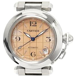 Cartier-Cartier Salmon Pink Dial Pasha C Automatic Watch W31024M7-Pink