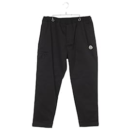 Moncler-Moncler J20912A000195977G999 Cotton Pants-Black