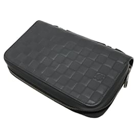 Louis Vuitton-Louis Vuitton Zippy XL Damier Infini Clutch Bag-Black