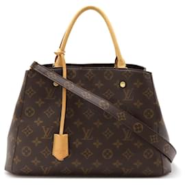 Louis Vuitton-Louis Vuitton Monogram Montaigne MM 2way bag M41056-Brown