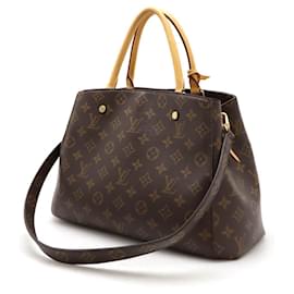 Louis Vuitton-Louis Vuitton Monogram Montaigne MM 2way bag M41056-Brown