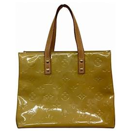 Louis Vuitton-Louis Vuitton Reade PM Vernis Handbag-Beige