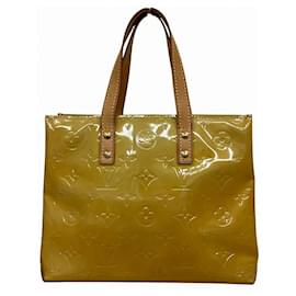Louis Vuitton-Louis Vuitton Reade PM Vernis Handbag-Beige
