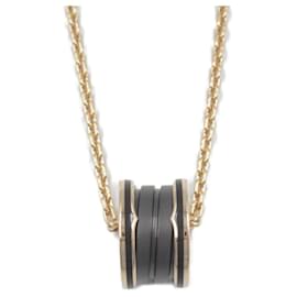 Bulgari-Bvlgari B-zero1 Au750 Ceramic Necklace-Black
