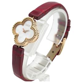 Van Cleef & Arpels-Van Cleef & Arpels Sweet Alhambra Au750 Watch-White