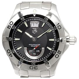 Tag Heuer-TAG Heuer Black Dial Aquaracer Grand Date Watch WAF1010-Black