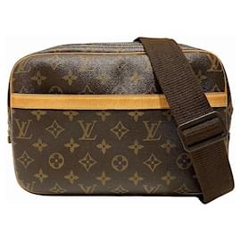 Louis Vuitton-Louis Vuitton Reporter PM Monogram Shoulder Bag-Brown