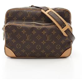 Louis Vuitton-Louis Vuitton Nile Monogram Coated Canvas Shoulder Bag-Brown