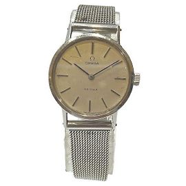 Omega De Ville Acero Inoxidable Manual Plata