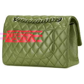 Chanel-Chanel Matelasse 25 Caviar Shoulder Bag-Red