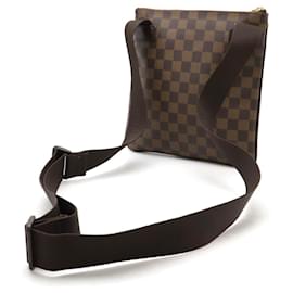 Louis Vuitton-Louis Vuitton Damier Pochette Melville Shoulder Bag N51127-Brown