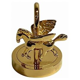 Hermès-Hermes Arnedan Pegasus Accessory-Golden