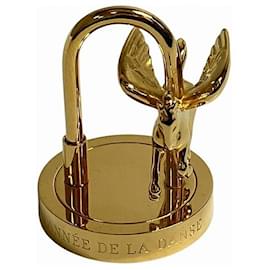 Hermès-Hermes Arnedan Pegasus Accessory-Golden