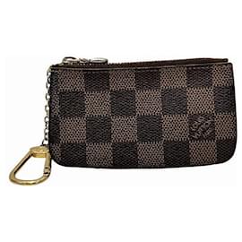 Louis Vuitton-Louis Vuitton Pochette Cle Damier Coin Case-Brown