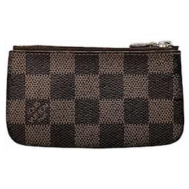 Louis Vuitton-Louis Vuitton Pochette Cle Damier Coin Case-Brown