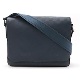 Louis Vuitton-Louis Vuitton Damier Infini District PM Shoulder Bag N41285-Grey