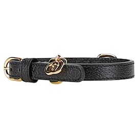 Gucci-Gucci Interlocking G Extra Small Leather Pet Accessory-Black