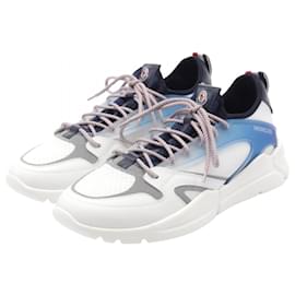 Moncler-Moncler ANAKIN Leather Fabric Sneakers-White,Multiple colors