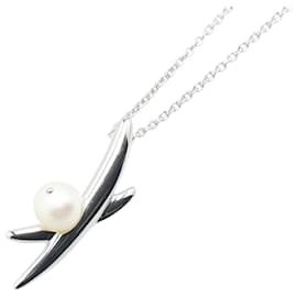 Tasaki-Tasaki Pearl Necklace Metal-Silvery