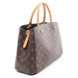 Louis Vuitton-Louis Vuitton Montaigne MM Monogram Handbag-Brown