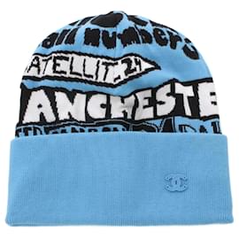 Chanel-Chanel Knit Cap Cotton Knit Cap-Blue,Multiple colors