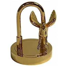 Hermès-Hermes Arnedan Pegasus Accessory-Golden