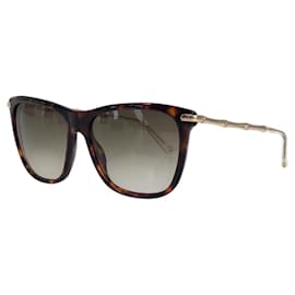 Gucci-Gucci Metal Sunglasses-Brown,Golden
