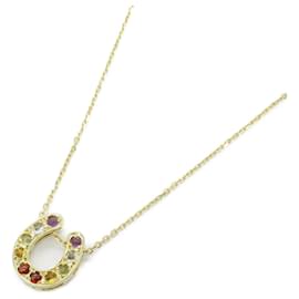 Mikimoto-Mikimoto Multi Color Necklace Au750 Necklace-Multiple colors