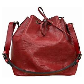 Louis Vuitton-Louis Vuitton Petit Noe Epi Shoulder Bag-Red
