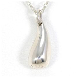 Tiffany & Co-Tiffany Teardrop 925 Silver Necklace-Silvery