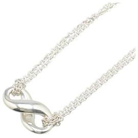 Tiffany & Co-Tiffany Infinity SV925 Necklace-Silvery