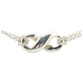 Tiffany & Co-Tiffany Infinity SV925 Necklace-Silvery