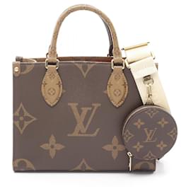 Louis Vuitton-Louis Vuitton OnTheGo PM Monogram 2way bag-Brown,Beige