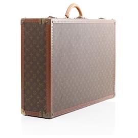 Louis Vuitton-Louis Vuitton Bisten 70 Monogram Coated Canvas Trunk-Brown