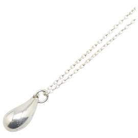 Tiffany & Co-Tiffany & Co. Teardrop SV925 Necklace-Silvery