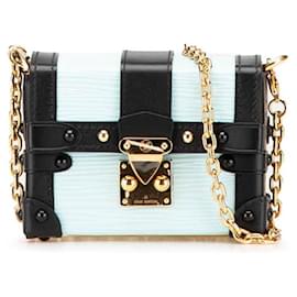 Louis Vuitton-Louis Vuitton Portefeuille Trunk Epi Leather Shoulder Bag Limited-Blue,Other