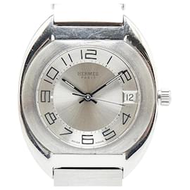 Hermès-Hermes Espace Stainless Steel Watch-Silvery