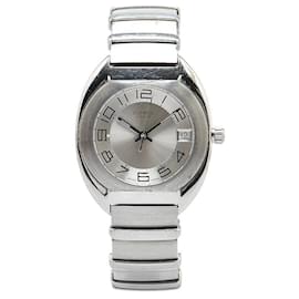Hermès-Hermes Espace Stainless Steel Watch-Silvery