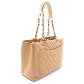 Chanel-Chanel Matelasse Grained Calfskin Tote Bag-Brown